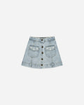 Denver Mini skirt- Light Washed Denim