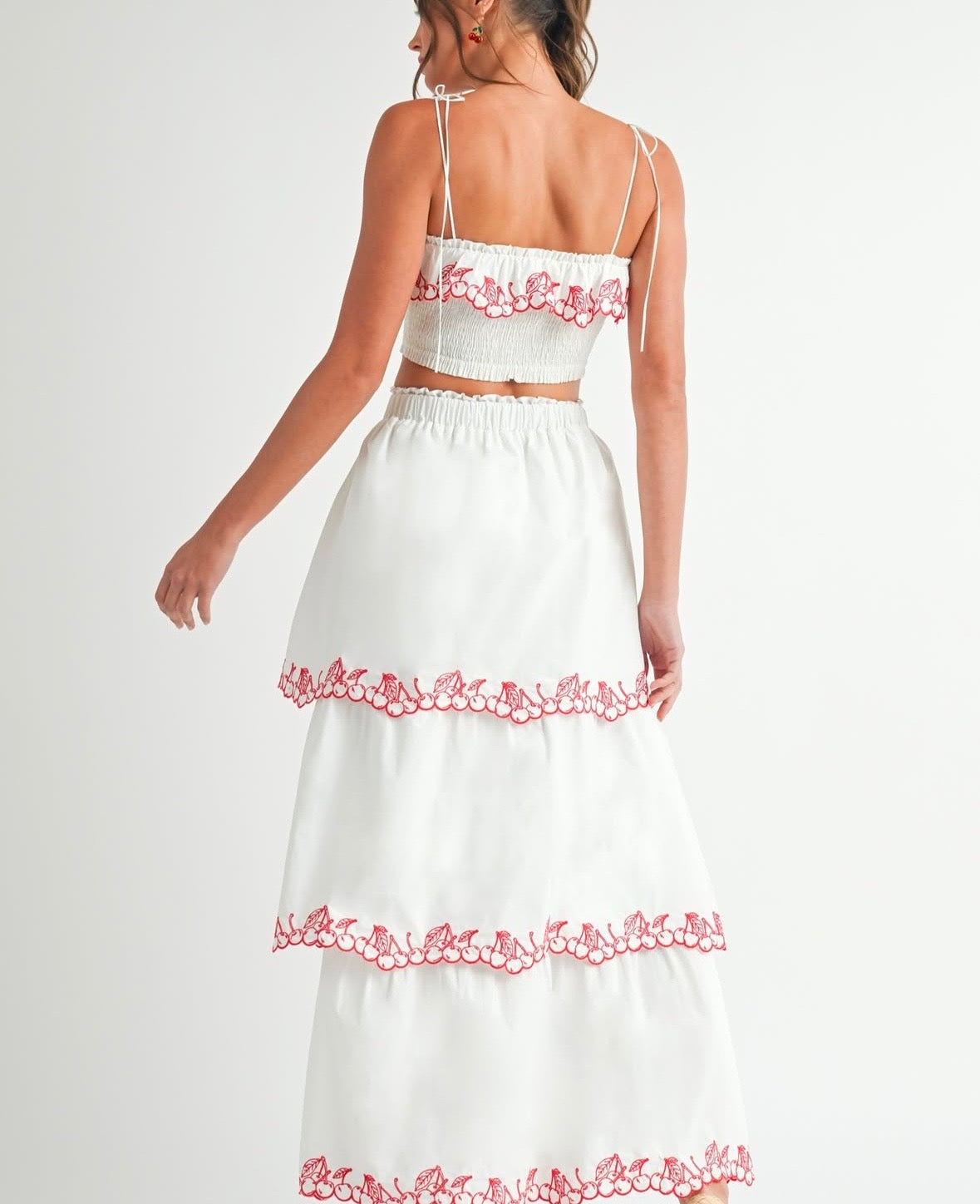 Valentina Ruffle Crop Top
