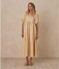 Oceane Dress Lemon Floral