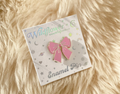 Fluffy Enamel Bow Pin