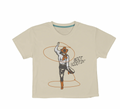 BOOT SCOOTIN WOMENS CROP TEE VINTAGE WHITE