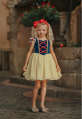 Portrait Petites Snow White Twirl Length Gown