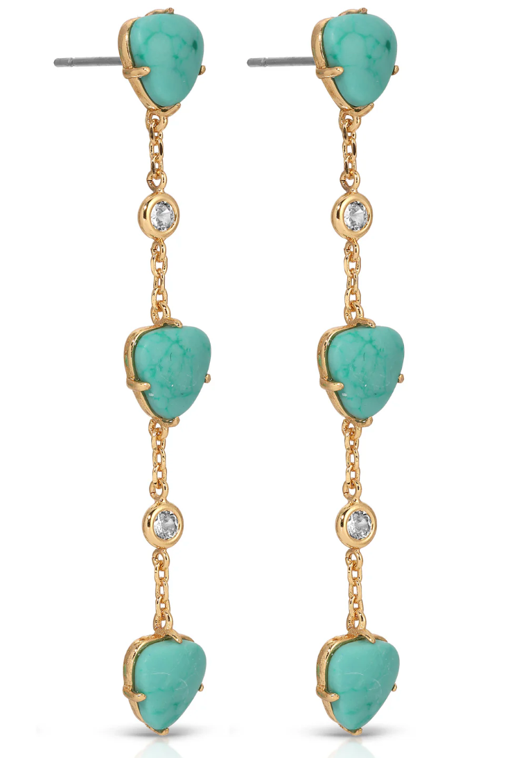 Turquoise Solstice Dangle Earrings