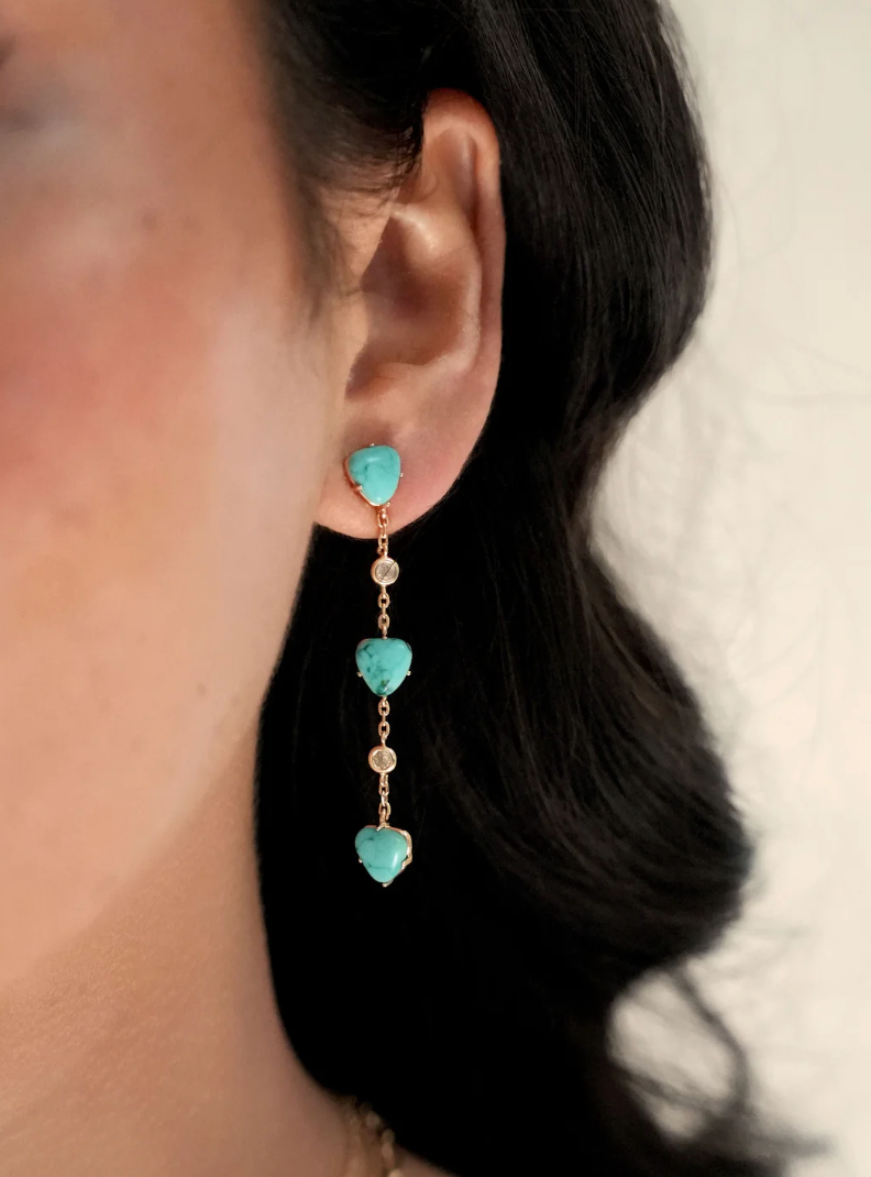 Turquoise Solstice Dangle Earrings