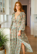 Pia Long sleeve Maxi dress - Lush