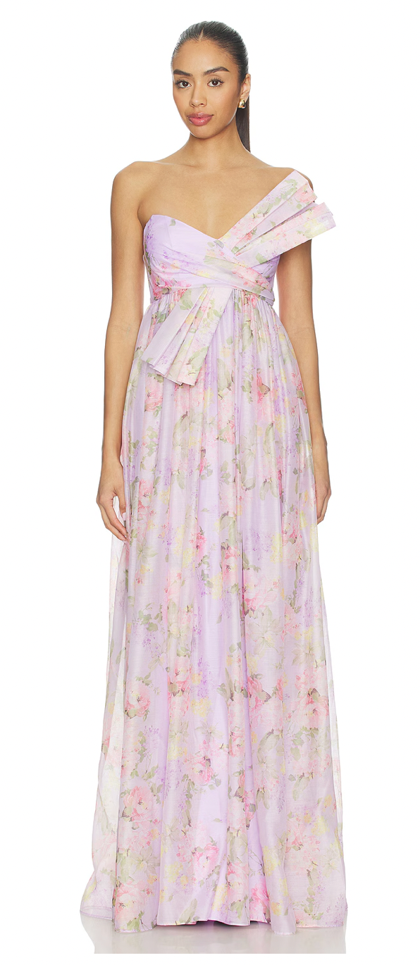 Ava Gown in Lilac Floral