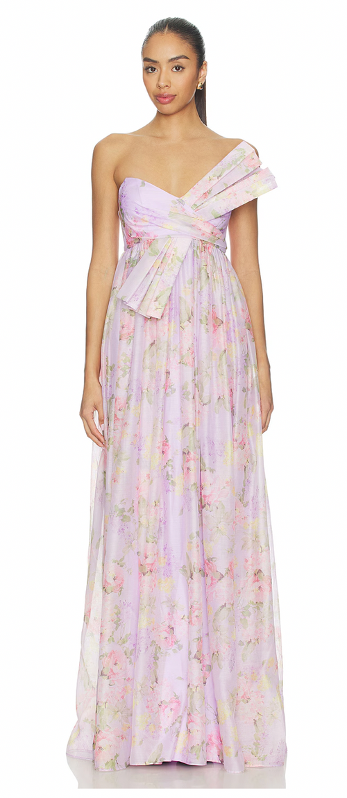 Ava Gown in Lilac Floral
