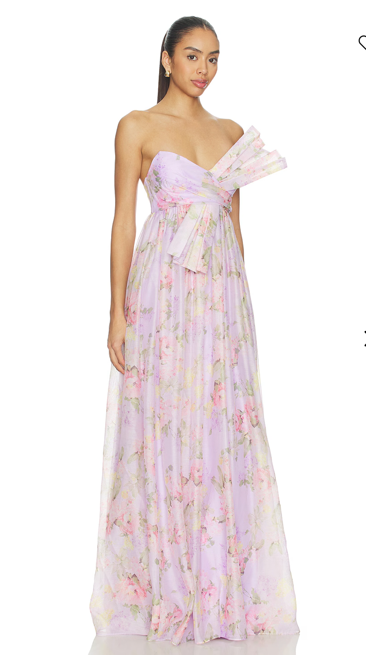 Ava Gown in Lilac Floral