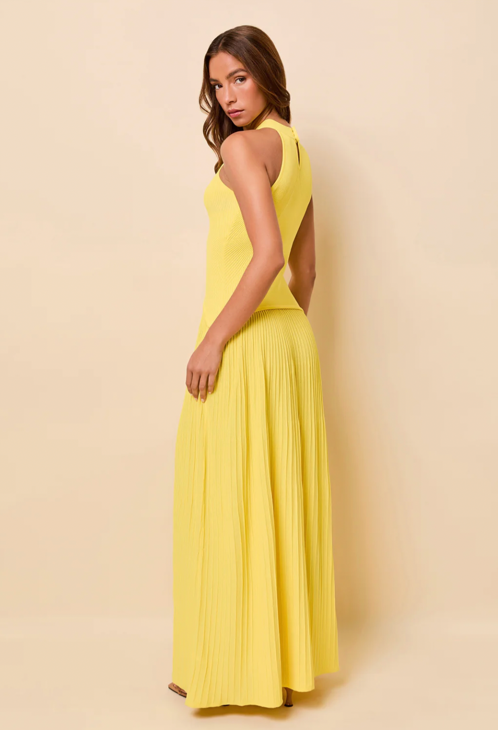 Isola Dress Ribbed Citrina