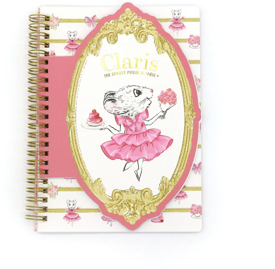 CLARIS THE MOUSE - MAGNIFICENT MESS A5 NOTEBOOK