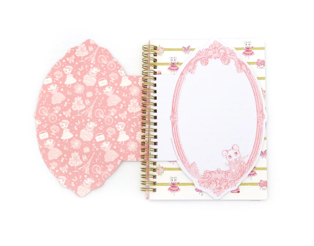 CLARIS THE MOUSE - MAGNIFICENT MESS A5 NOTEBOOK
