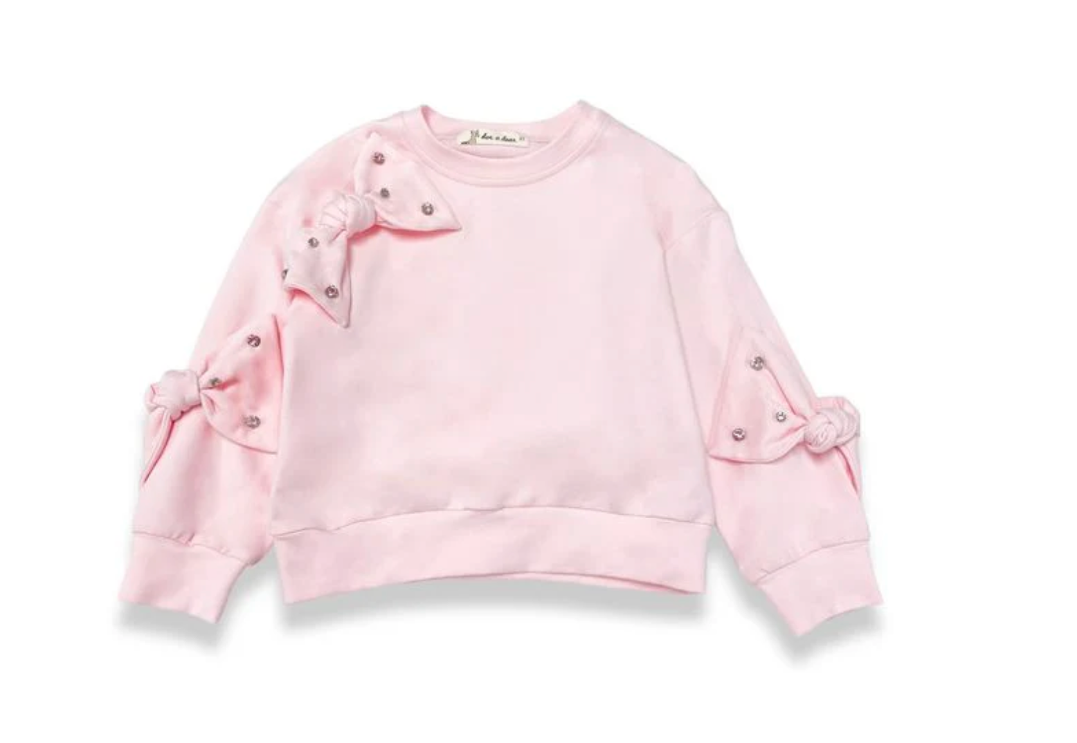 Rhinestoned Bow Top