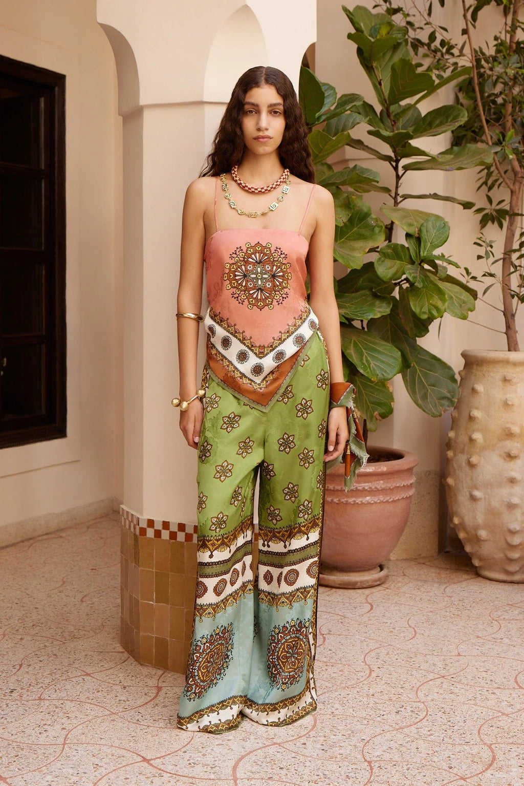 Contina Scarf Top