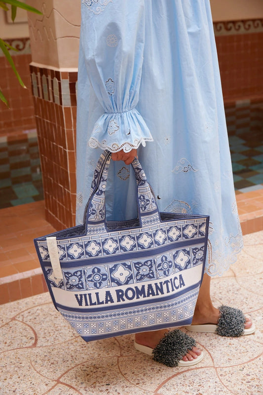 Villa Romantica Jacquard Maxi Tote