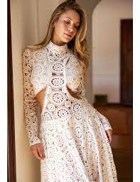 Megan Crochet Dress
