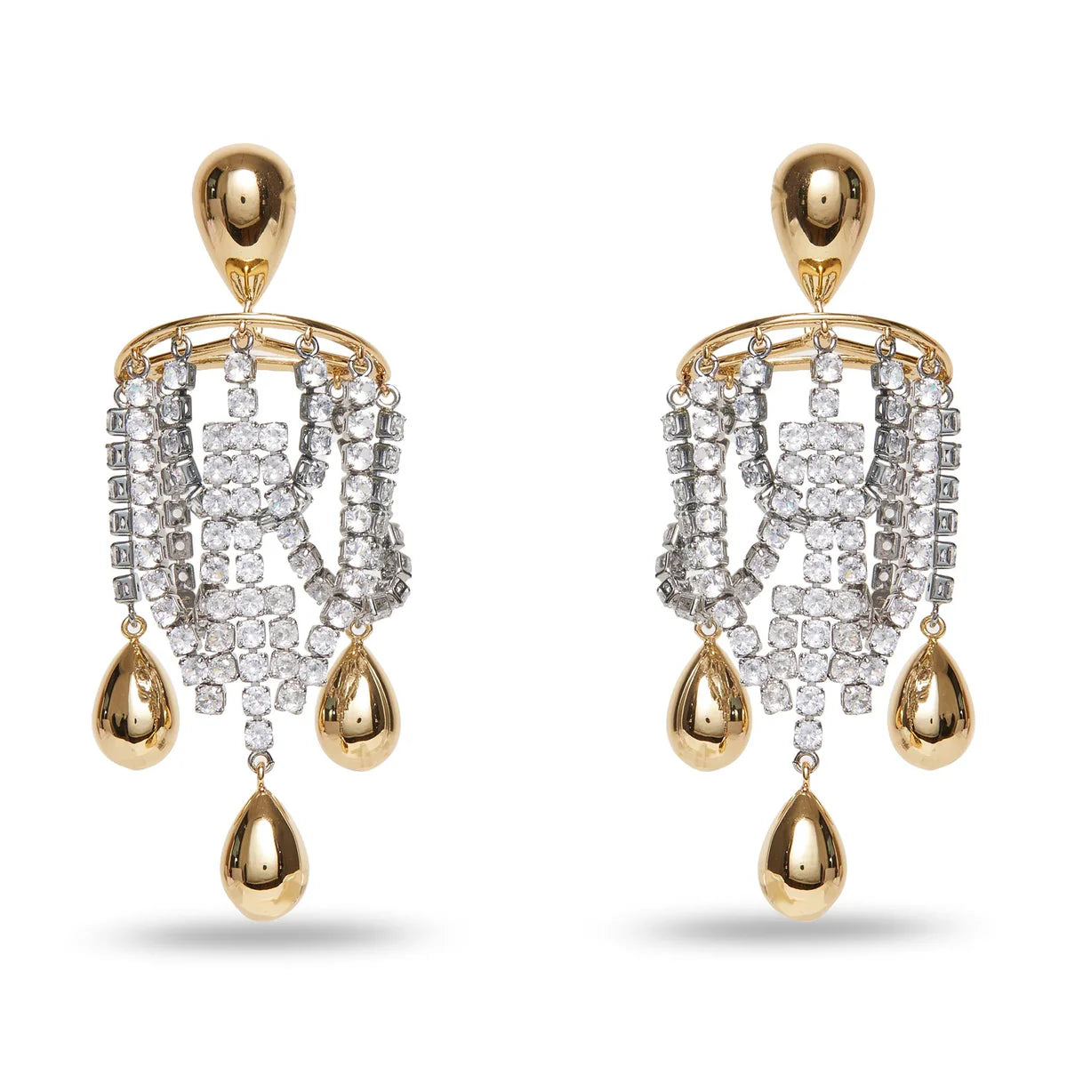 CRYSTAL OPULENT CHANDELIER EARRINGS