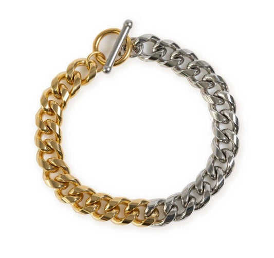 Ashley Two Tone Bracelet