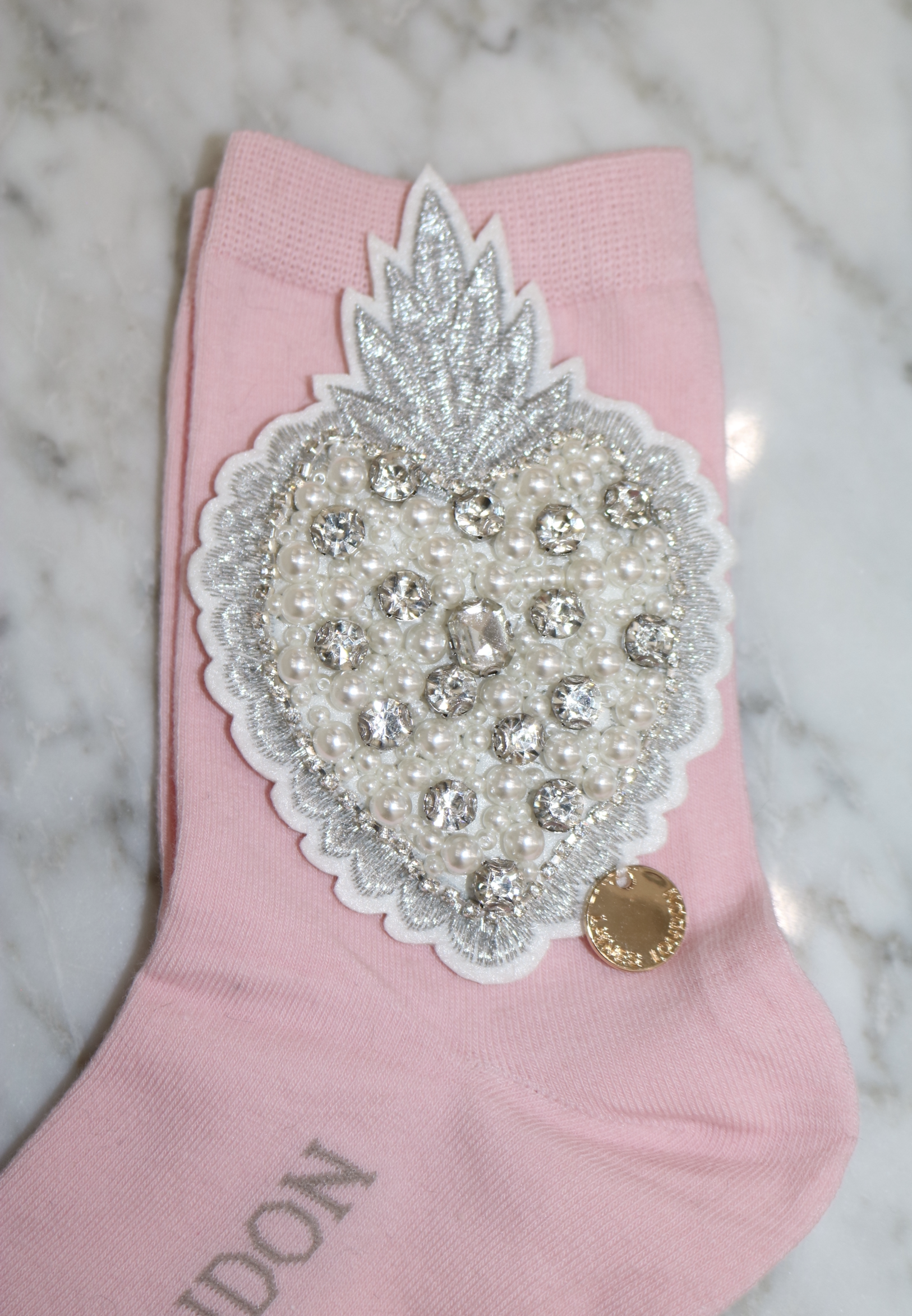 Pineapple Heart Socks