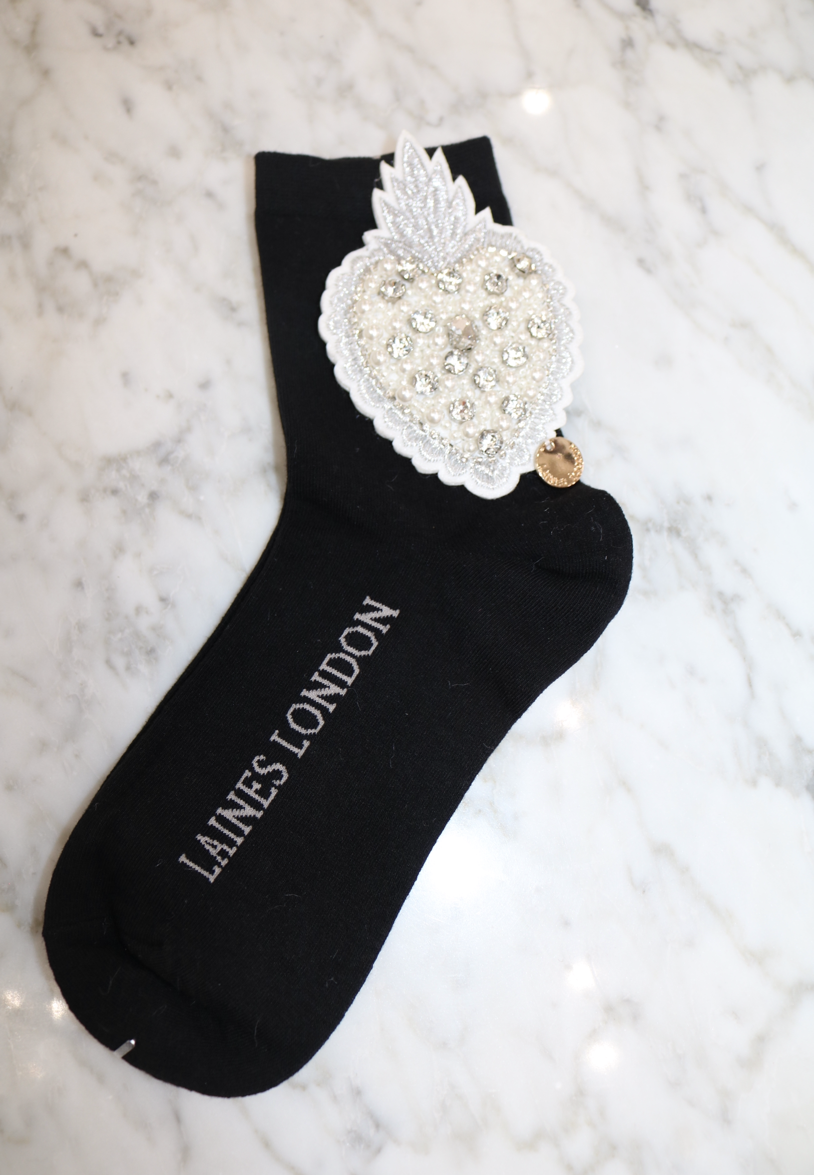 Pineapple Heart Socks