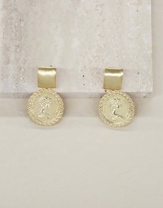 Mini Coin Earrings